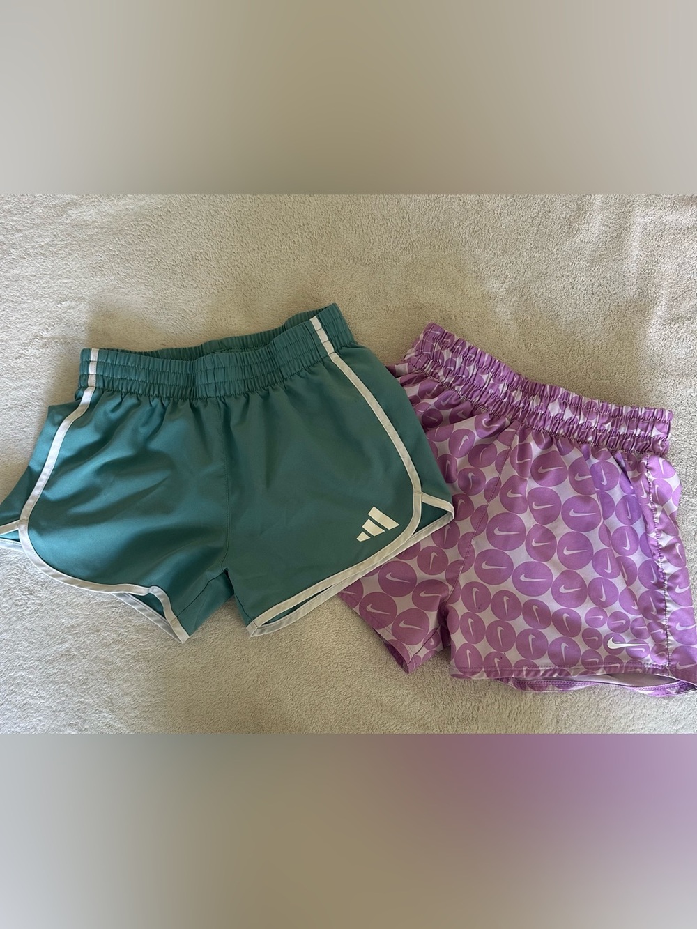 (2) Girls Athletic Shorts